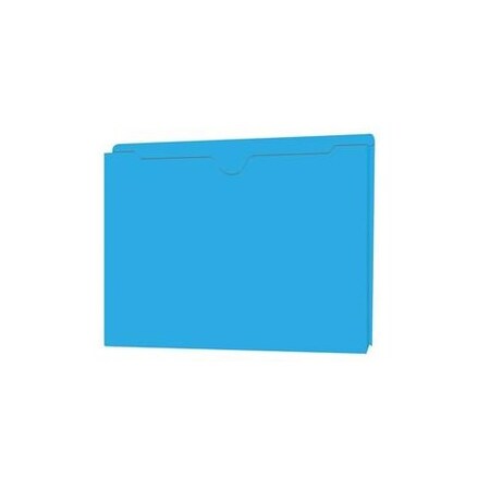 Asp Plain 1" Exp. Deal Jacket, 11 3/4" X 9 1/2", 50 Per Box: Blue Pk 5540-2